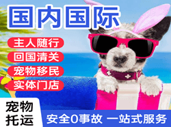 宜昌三峡机场托运国际宠物托运 【国